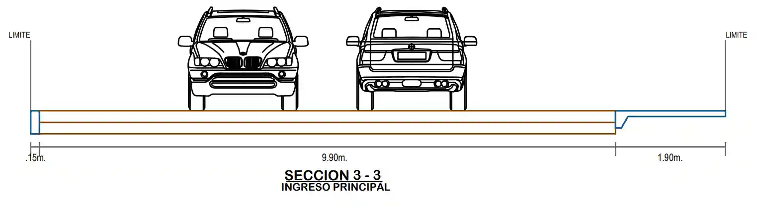 Corte 3-3